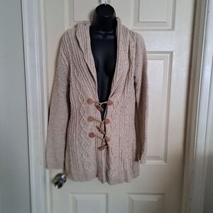 Merona cable knit cardigan size small A-16